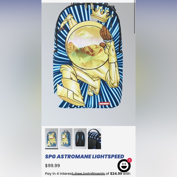 Sprayground Other - Spray ground limited edition ASTROMANE LIGHTSPEED BACKPACK